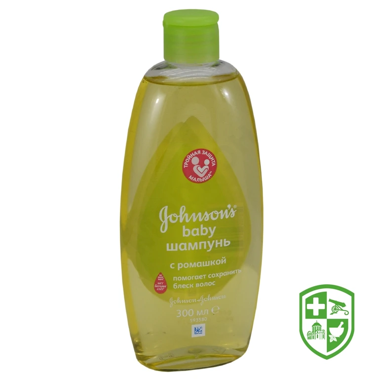 Шампунь дитячий Джонсонс 300 мл, з ромашкою