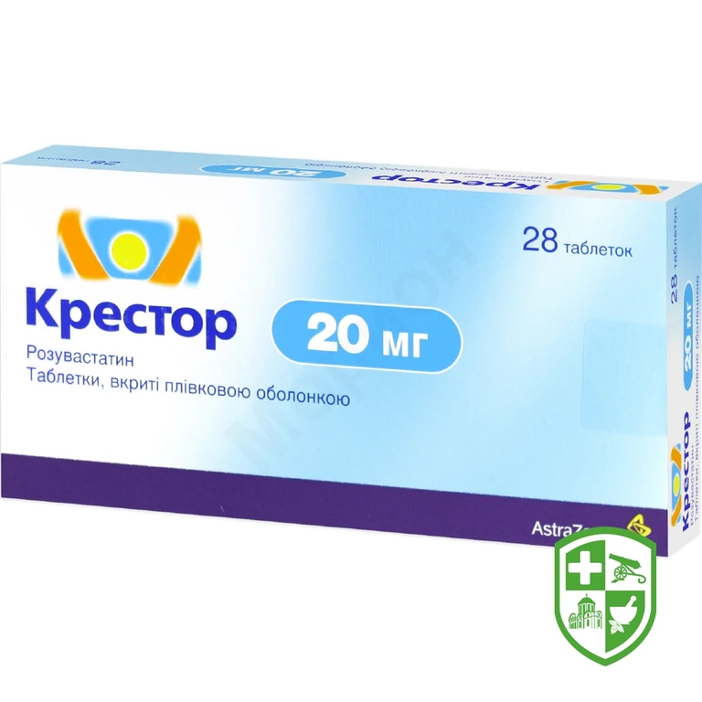 Крестор табл. 20 мг №28