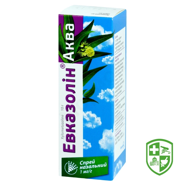 Евказолін аква спрей назал. 0,1 % 10.г