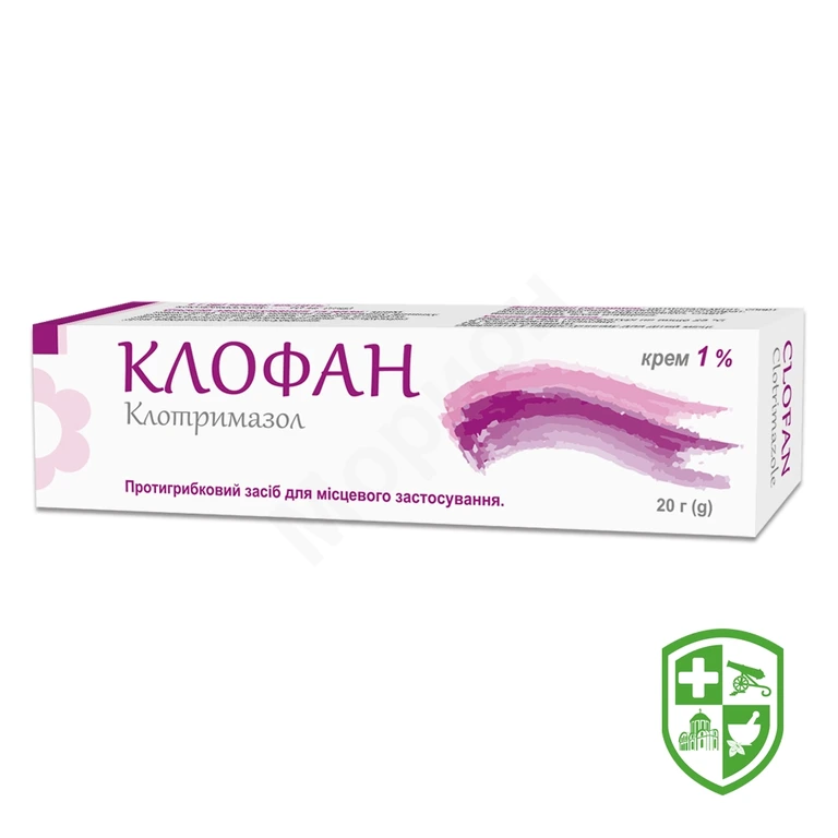 Клофан крем 1 % 20.г №1
