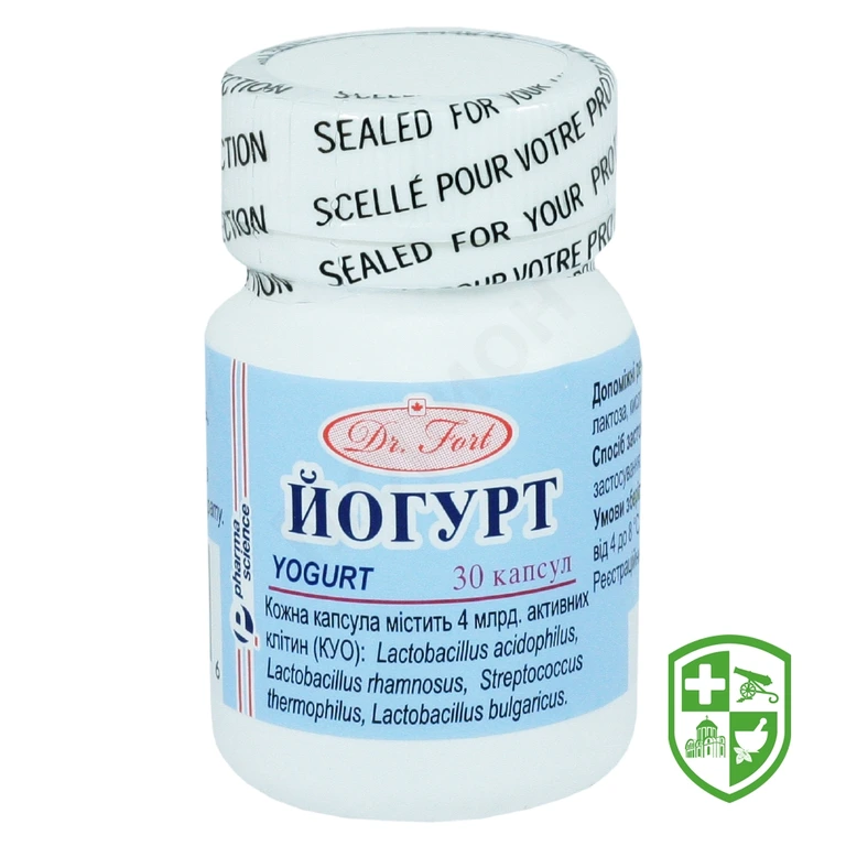 Йогурт капс. 4 млрд. CFU №30
