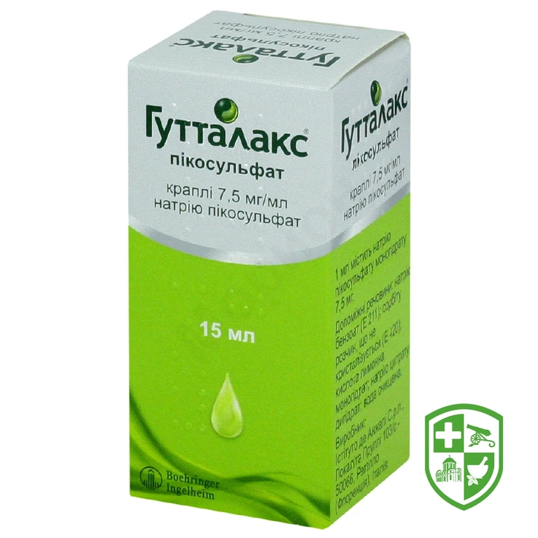 Гутталакс пікосульфат крап. орал. 15.мл №1