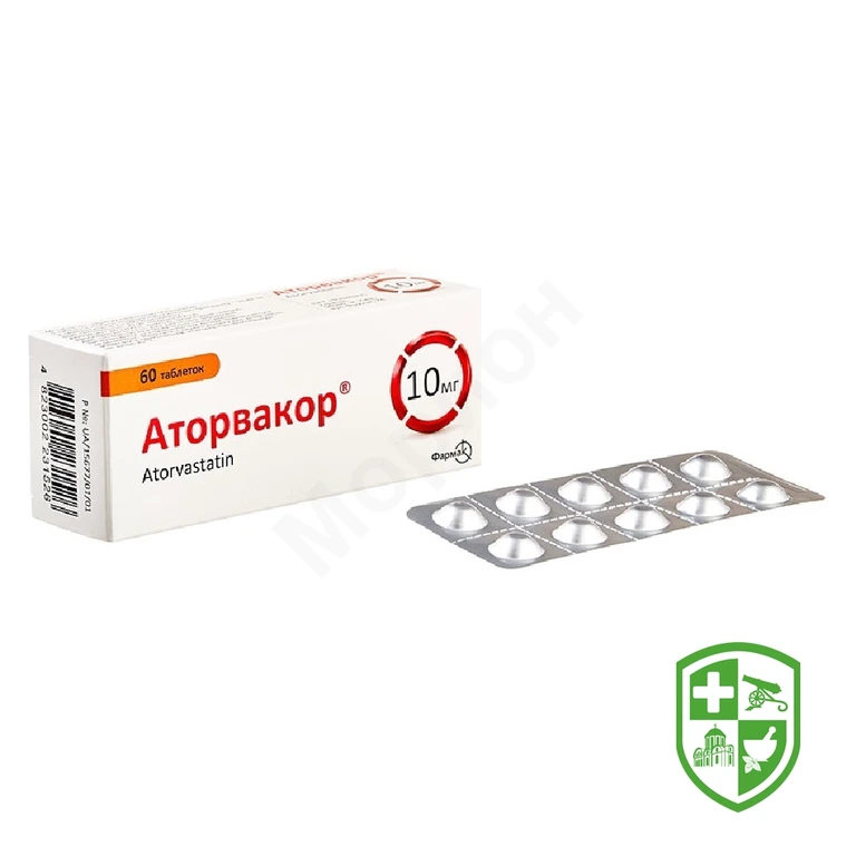 Аторвакор табл. 10 мг №60