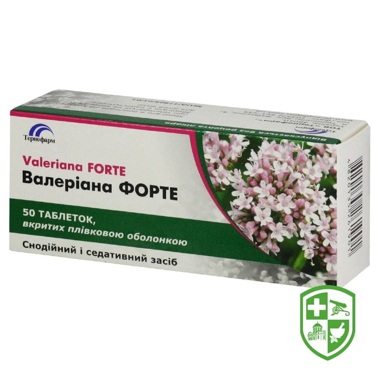 Валеріана форте табл. 40 мг №50