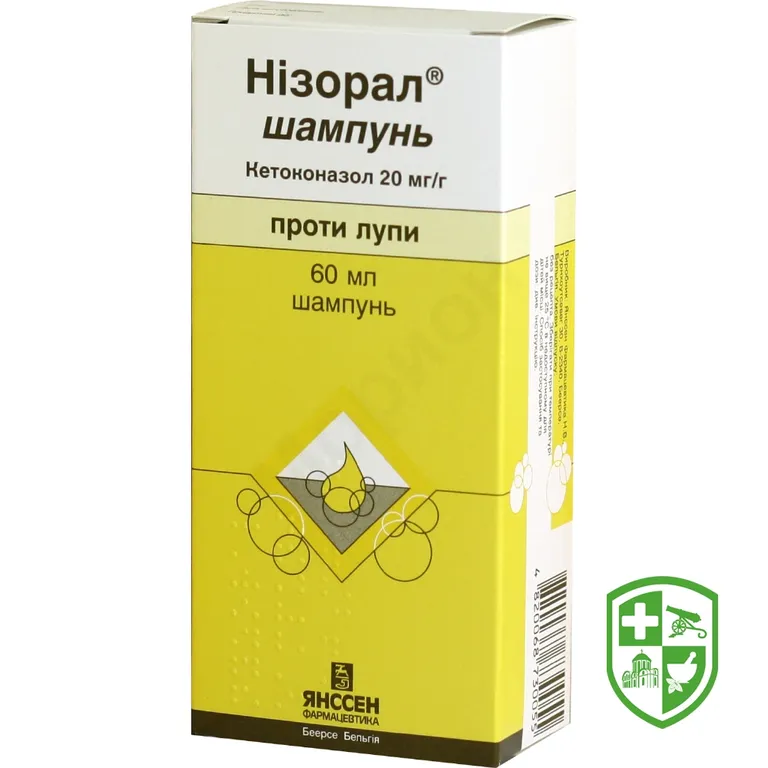 Нізорал шампунь 2 % 60.мл №1