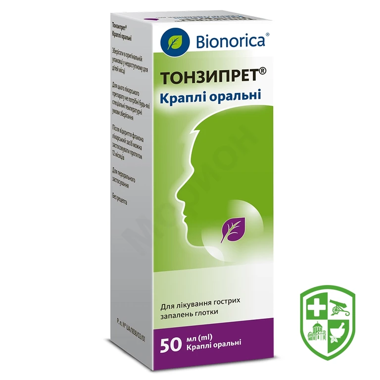 Тонзипрет крап. орал. 50.мл №1