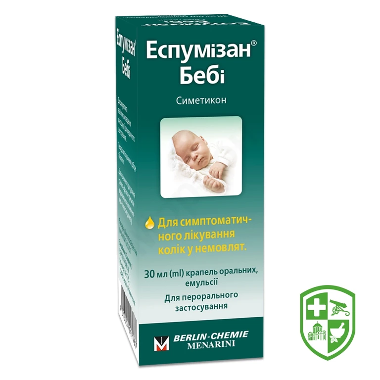 Еспумізан бебі крап. орал. 100 мг/мл 30.мл №1