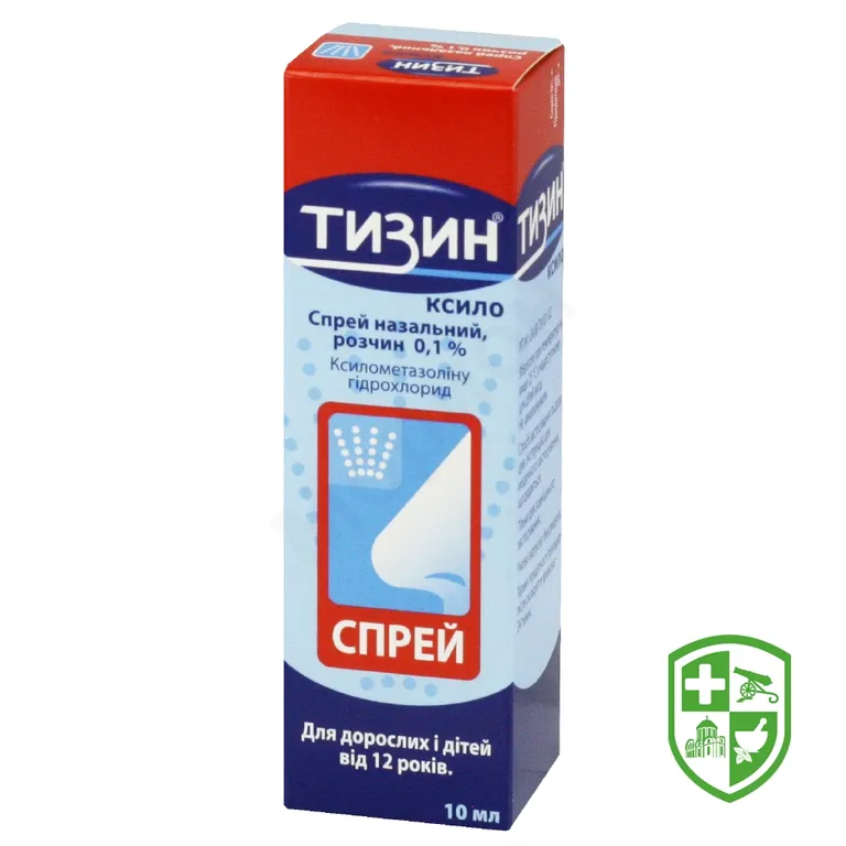 Тизин ксило спрей назал. 0,1 % 10.мл №1