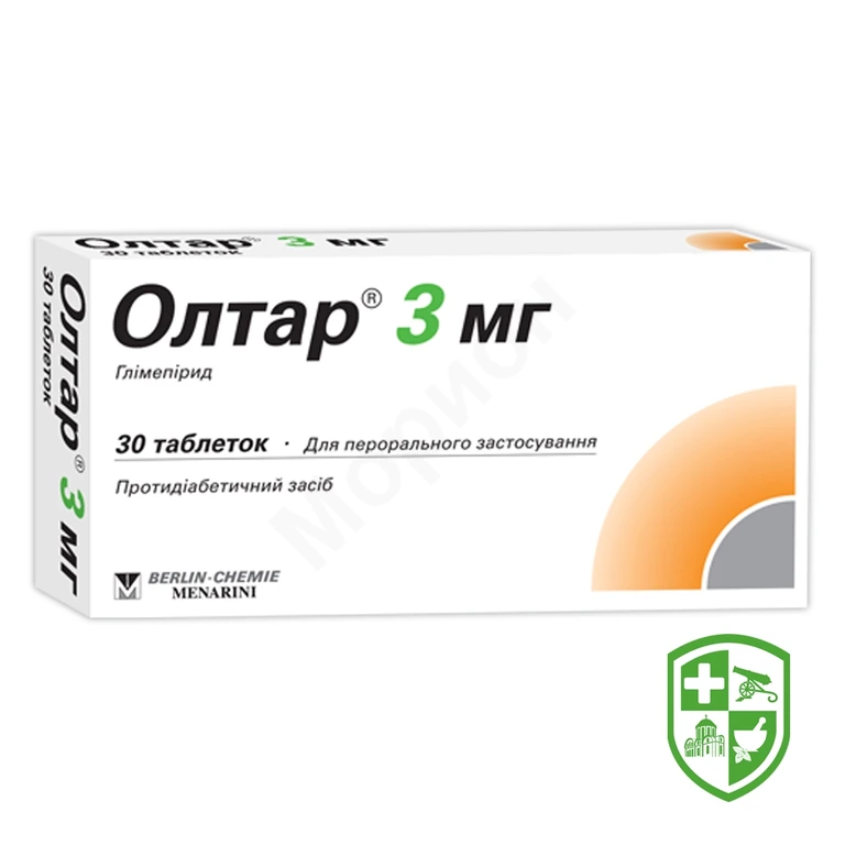 Олтар табл. 3 мг №30