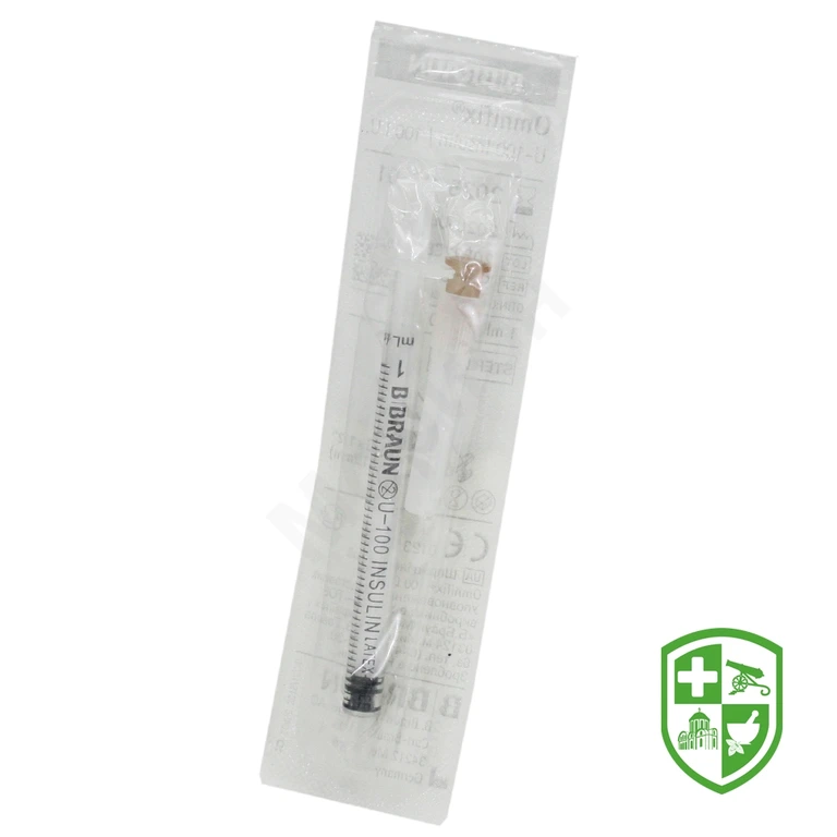Шприц інсуліновий Омніфікс 100 дуо 26G x 1/2" (0,45 х 12 мм) 1 мл