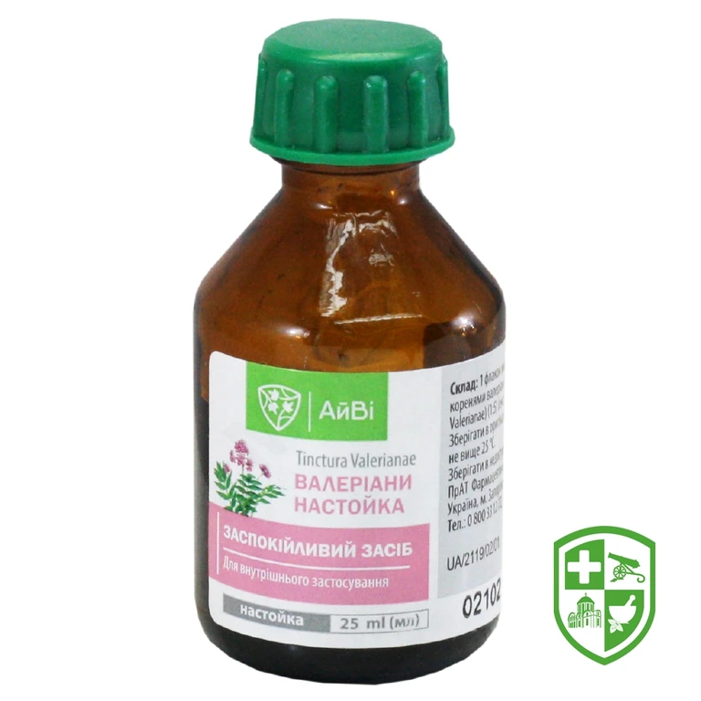 Валеріани настойка настойка 25.мл