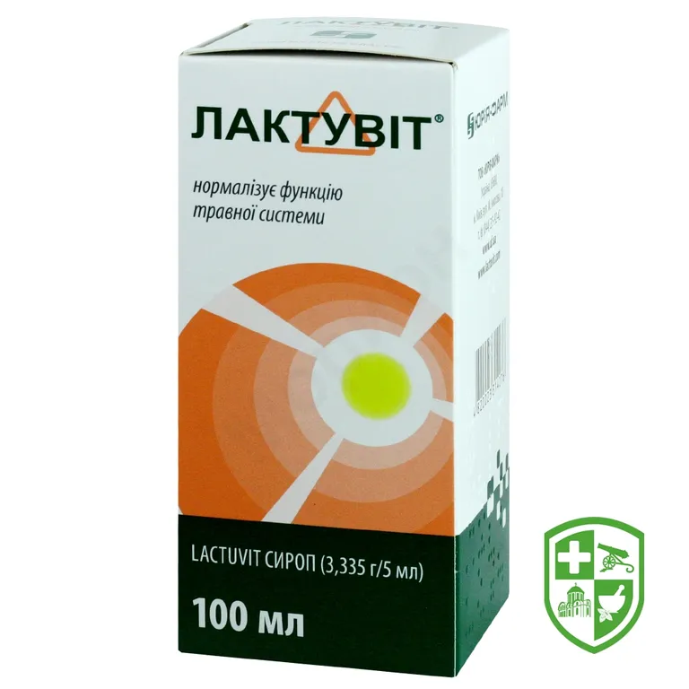 Лактувіт сироп 667 мг/мл 100.мл №1