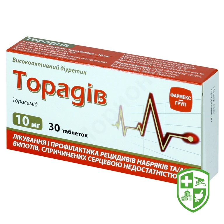 Торадів табл. 10 мг №30
