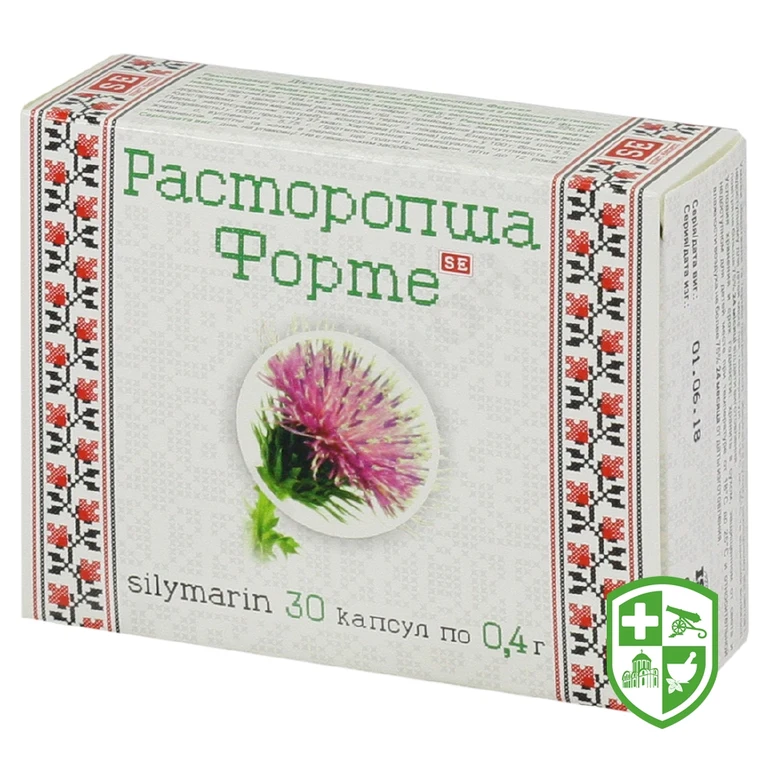 Розторопша форте капс. 400 мг