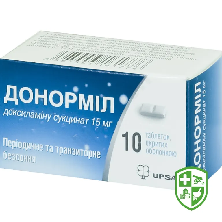 Донорміл табл. 15 мг №10