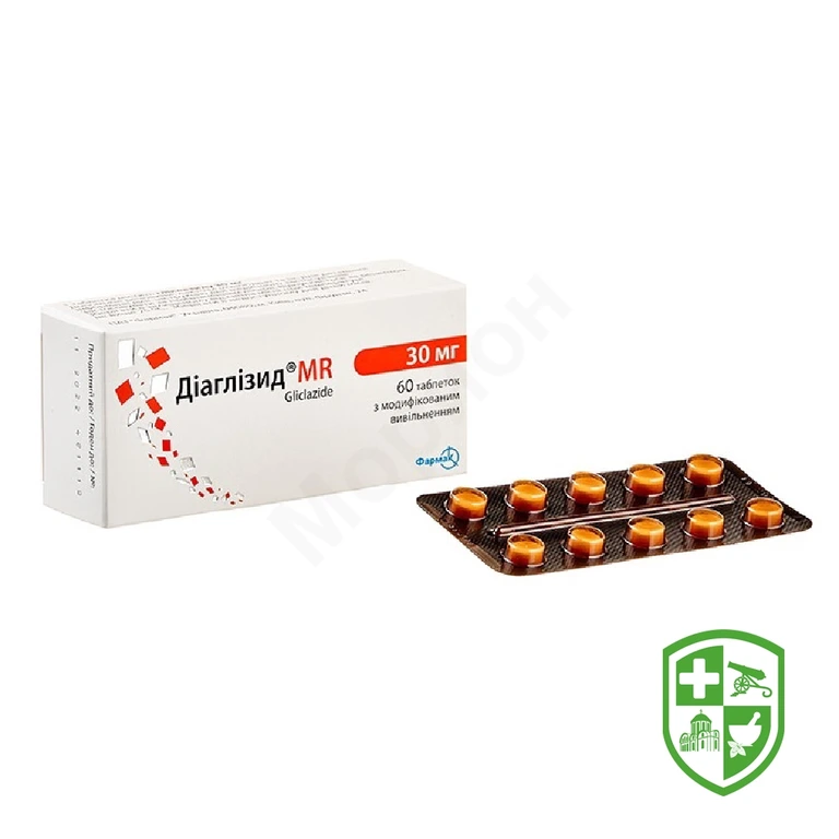Діаглізид MR табл. модиф вивільн. 30 мг №60