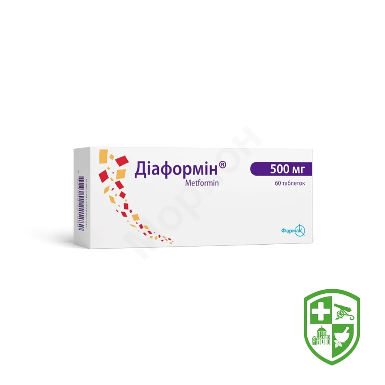 Діаформін табл. 500 мг №60