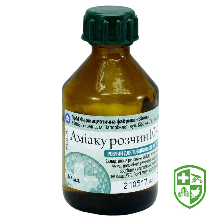 Аміак р-н зовніш 10 % 40.мл