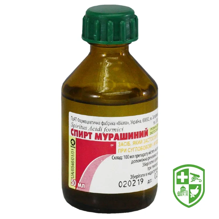 Мурашиний спирт р-н спирт 50.мл №1