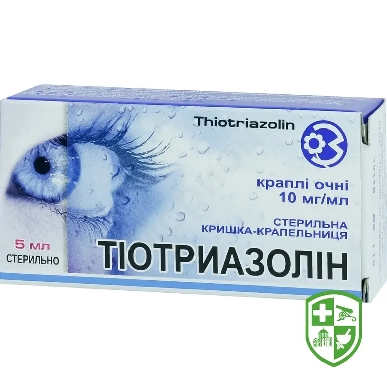 Тіотриазолін крап. очні 1 % 5.мл №1