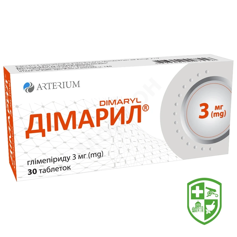 Дімарил табл. 3 мг №30