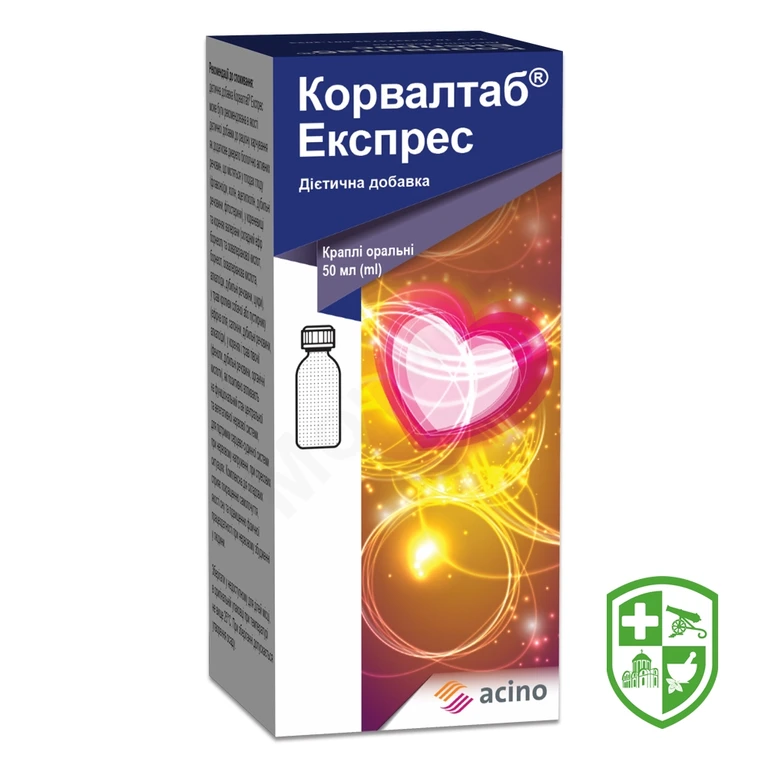 Корвалтаб Експрес крап. орал. фл. 50 мл
