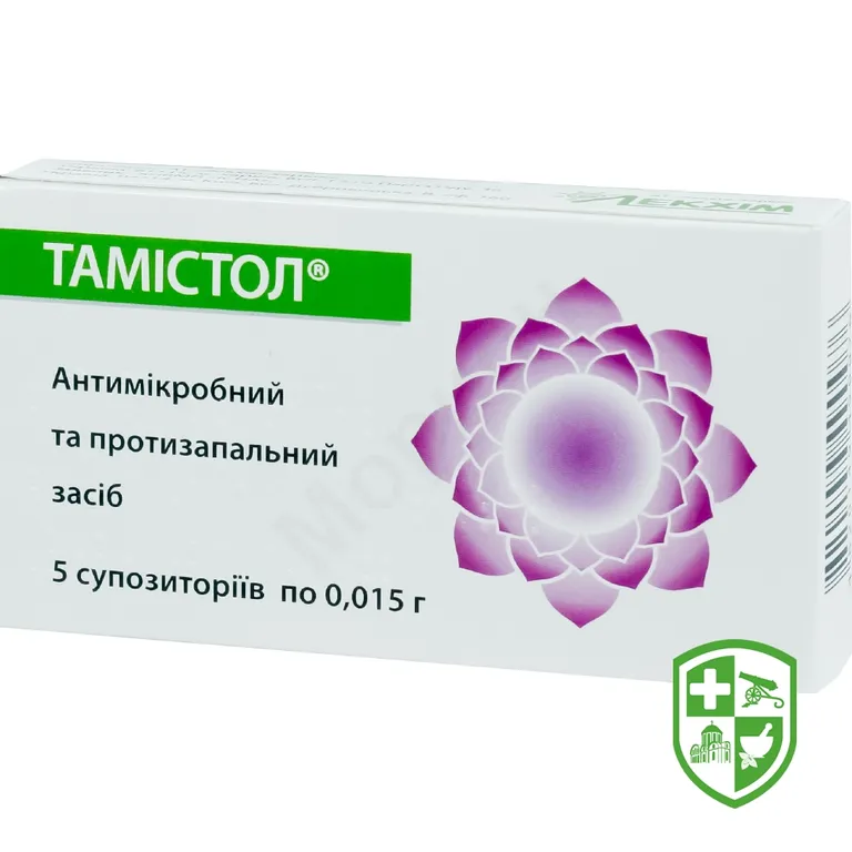 Тамістол® супозиторії 0.015 г №5