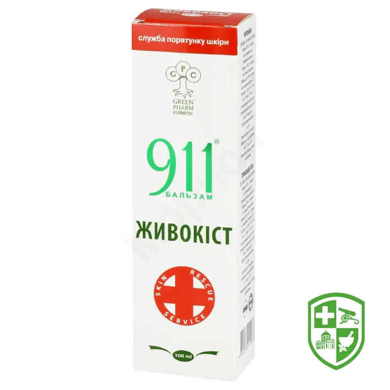 911 бальзам живокіст 100 мл