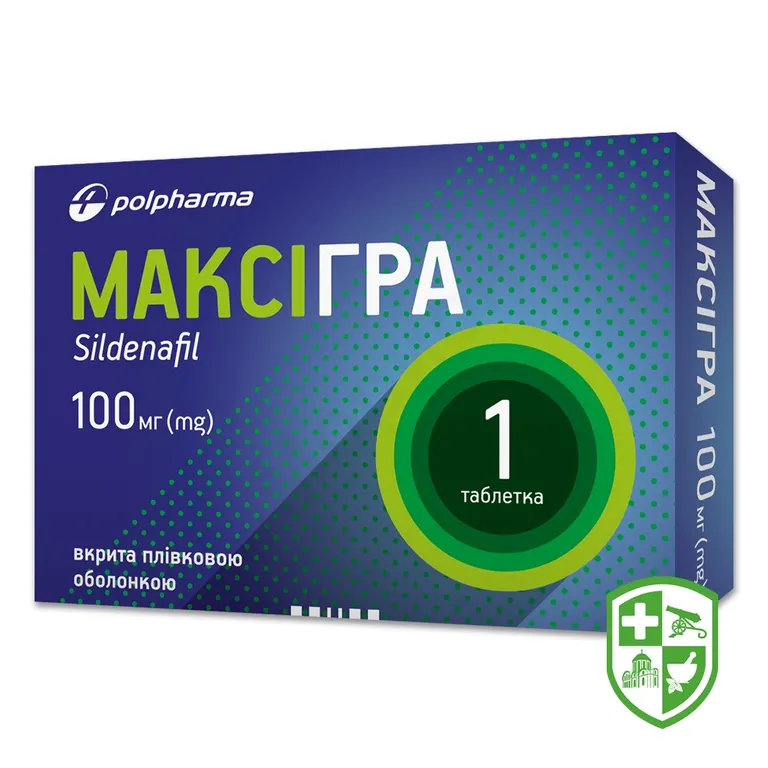 Максігра табл. 100 мг №1