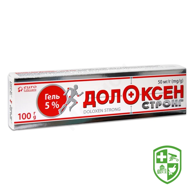 Долоксен Стронг гель 50 мг/г 100.г №1