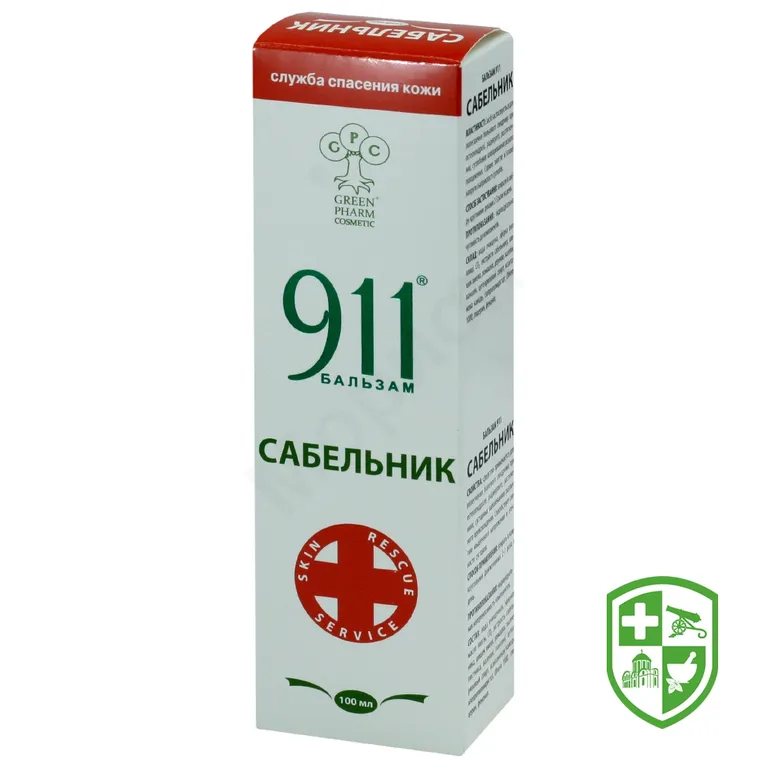 911 бальзам сабельник 100 мл