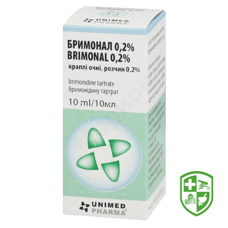 Бримонал крап. очні 0,2 % 10.мл №1