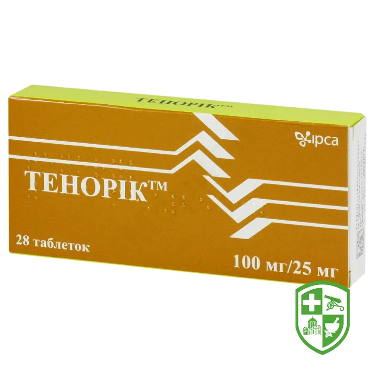 Тенорік табл. 100 мг + 25 мг №28