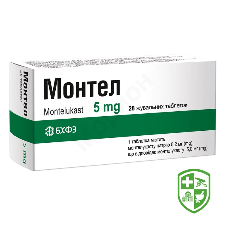 Монтел табл. жув. 5 мг №28