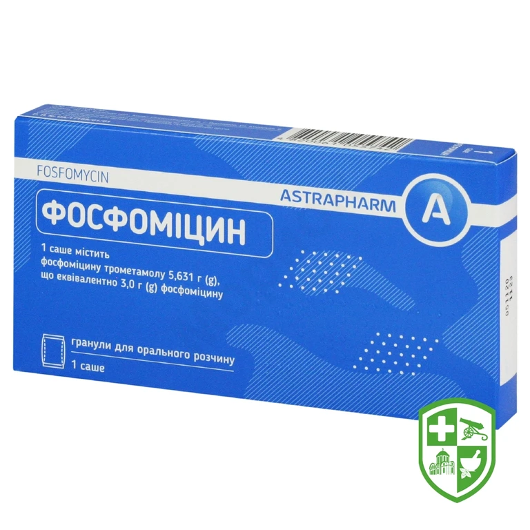 Фосфоміцин гран. д/орал. р-ну 3 г №1
