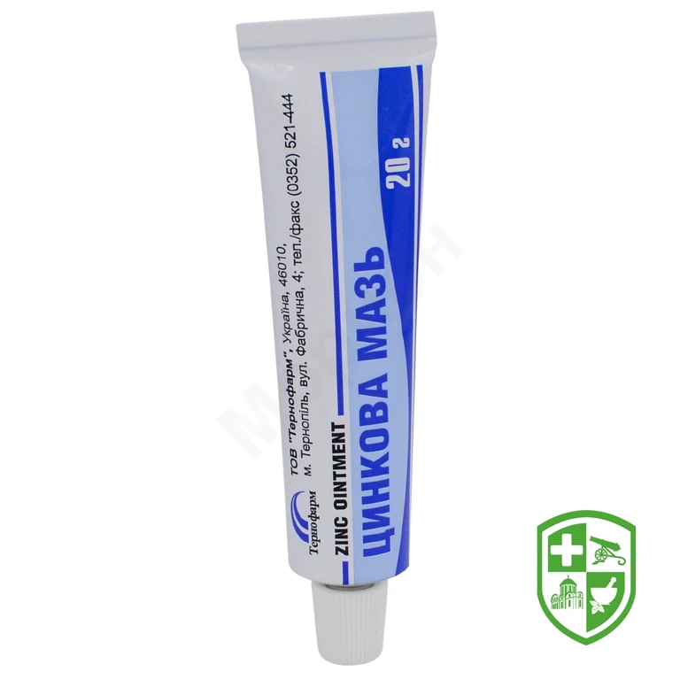 Цинкова мазь мазь 10 % 20.г