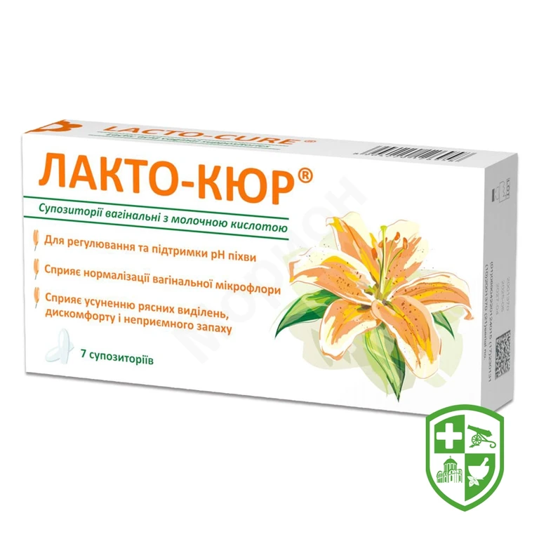 Лакто-кюр суп. вагінал. стрип, з молочною кислотою №7