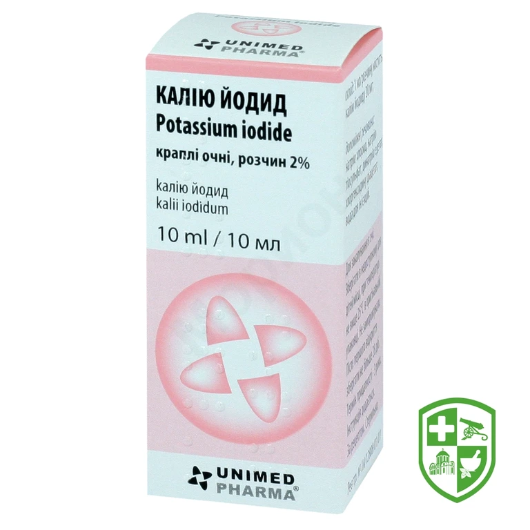Калію йодид крап. очні 20 мг/мл 10.мл №1