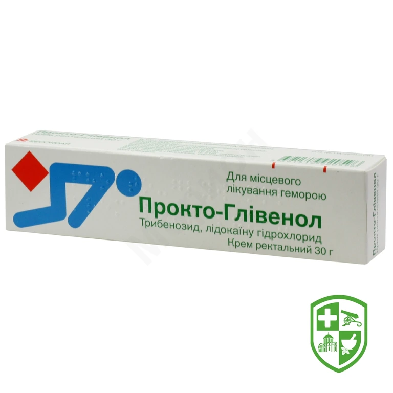 Прокто-глівенол крем рект. туба 30 г