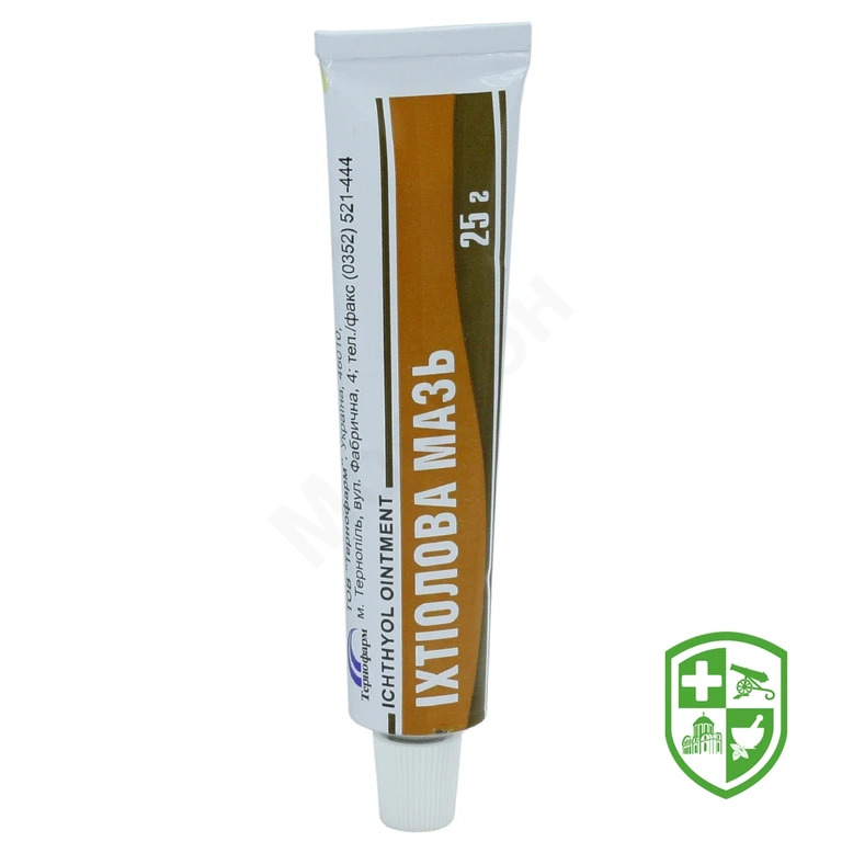 Іхтіолова мазь мазь 10 % 25.г