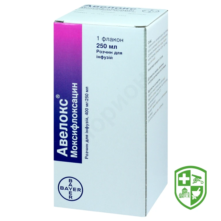 Авелокс р-н д/інф 1,6 мг/мл 250.мл №1