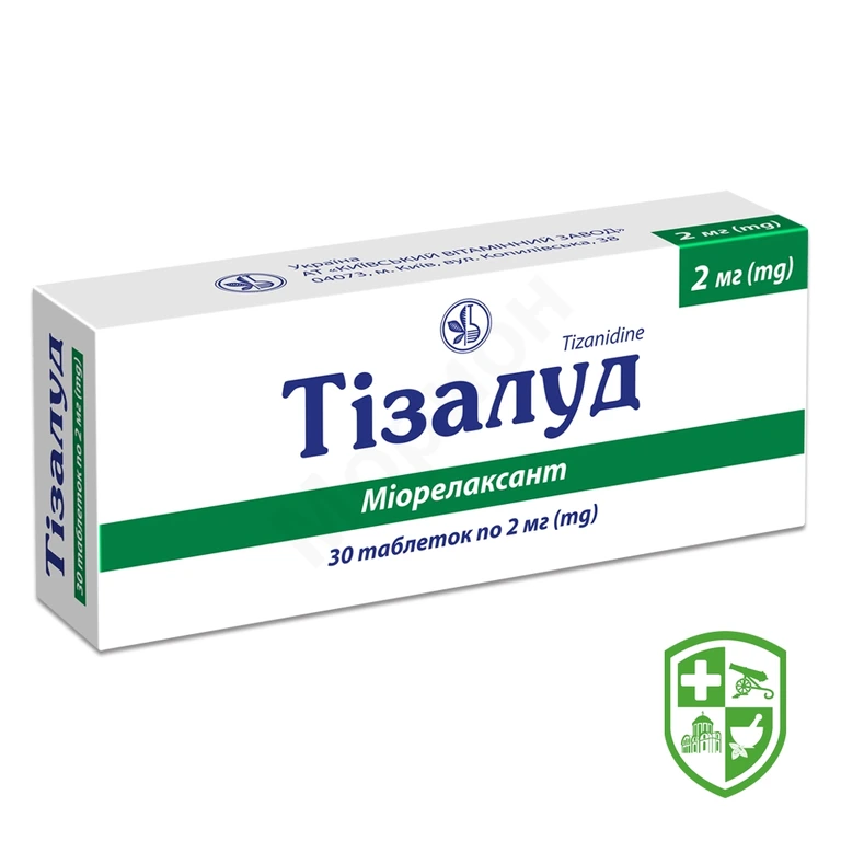 Тізалуд табл. 2 мг №30