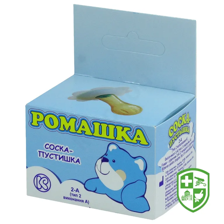 Соска-пустушка Ромашка тип 2 Ромашка, коробочка №1