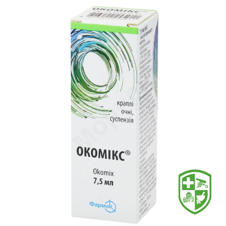 Окомікс крап. очні 3 мг/мл + 1 мг/мл 7.5мл №1