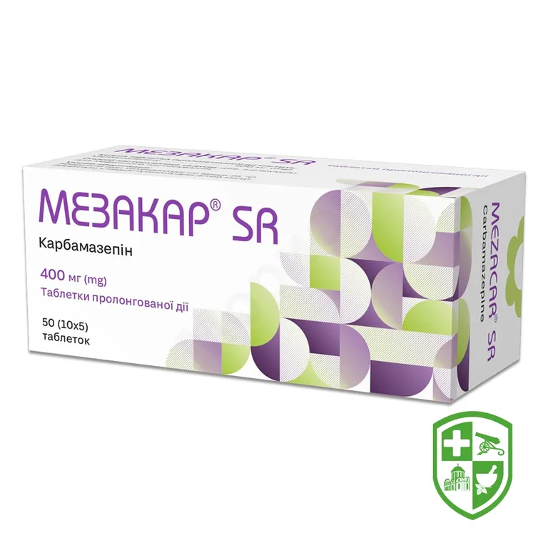 Мезакар SR табл. пролонг. 400 мг №50