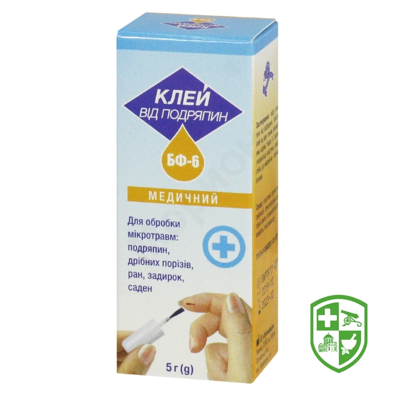 Клей БФ-6 рідина фл. 5 г, з пензликом