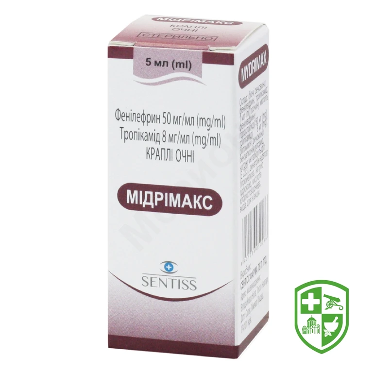 Мідрімакс крап. очні 5.мл №1