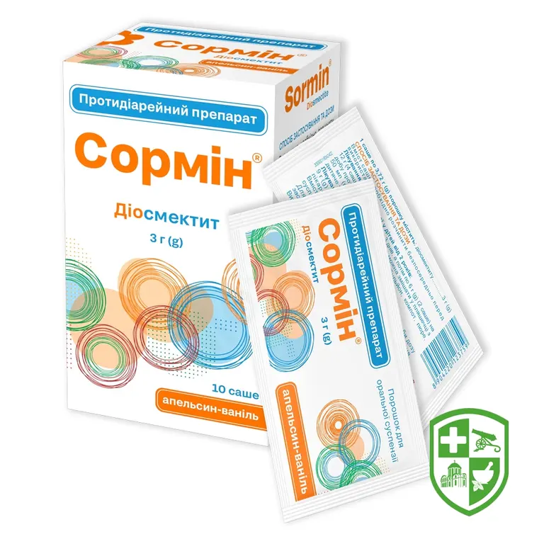 Сормін пор. д/сусп. орал. 3 г саше 3,72 г №10