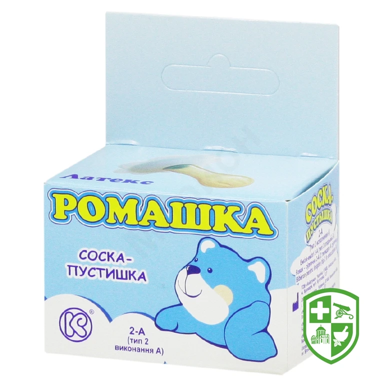 Соска-пустушка Ромашка тип 2 Ромашка, індивід. уп. п/е