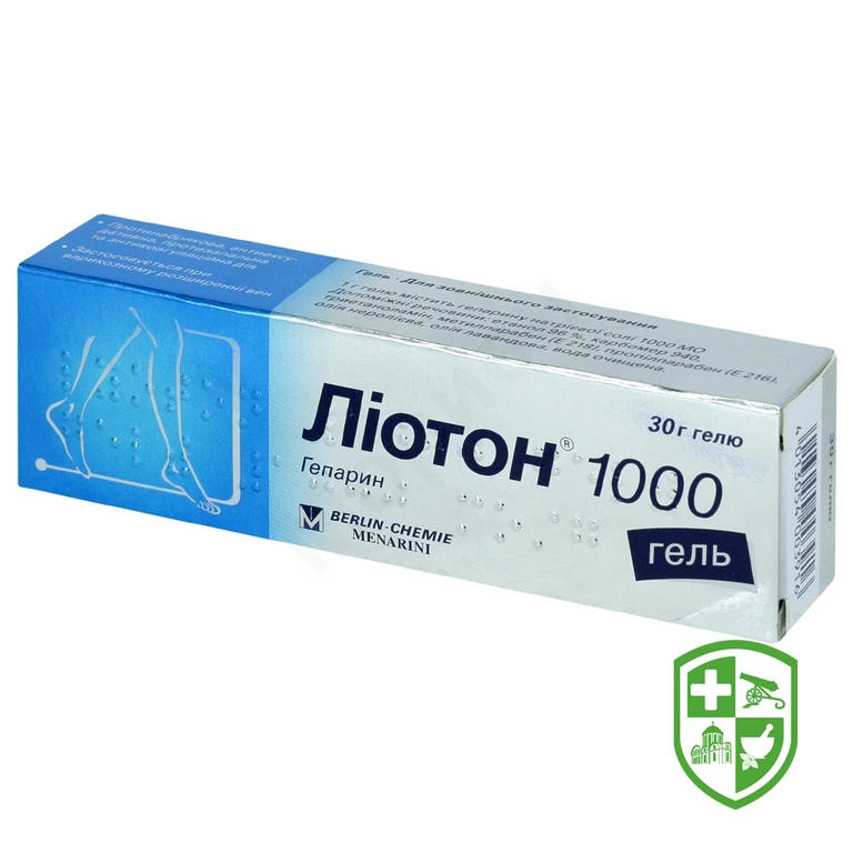 Ліотон гель 1000 МО/г 30.г №1
